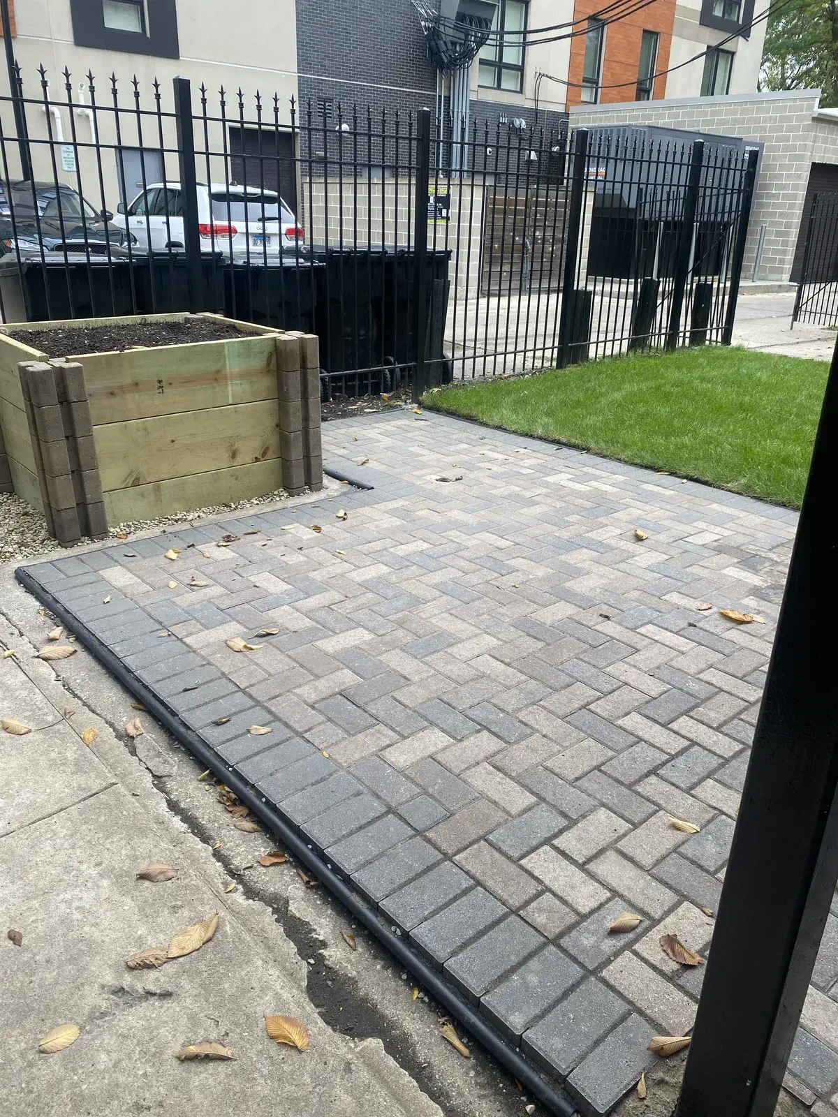 Unilock paver patio